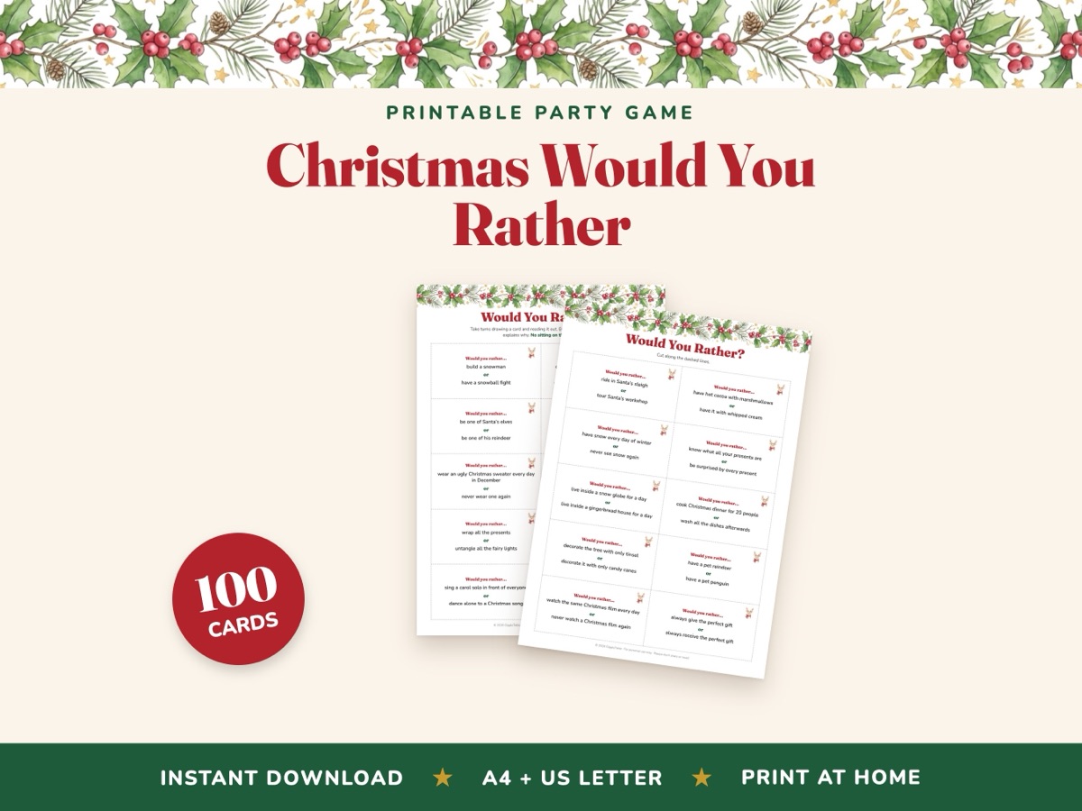 Christmas Would You Rather